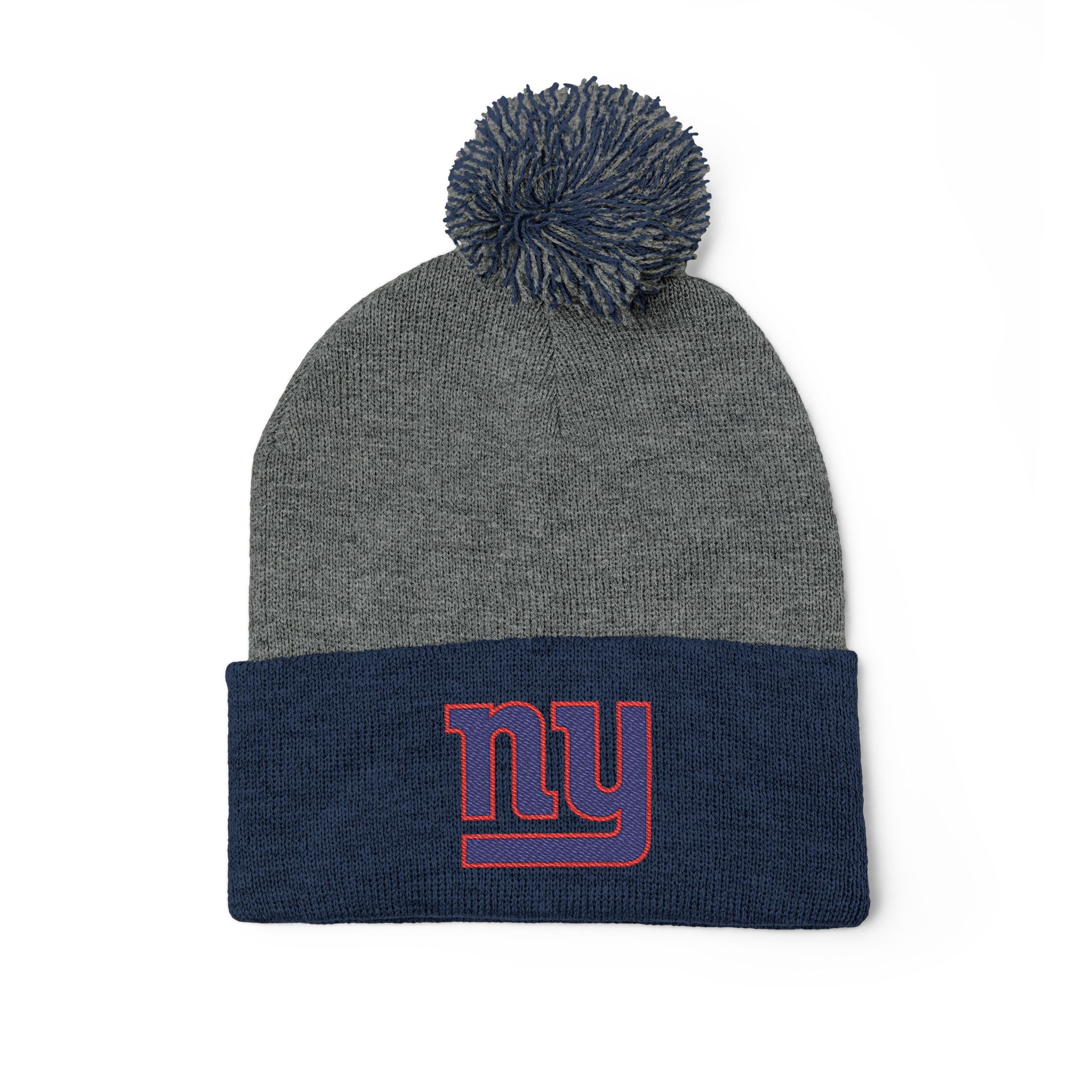 New York Giants Pom-Pom Knit Cap (Embroidery) - Image 11