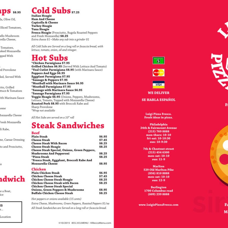 Luigi’s Pizza Fresca