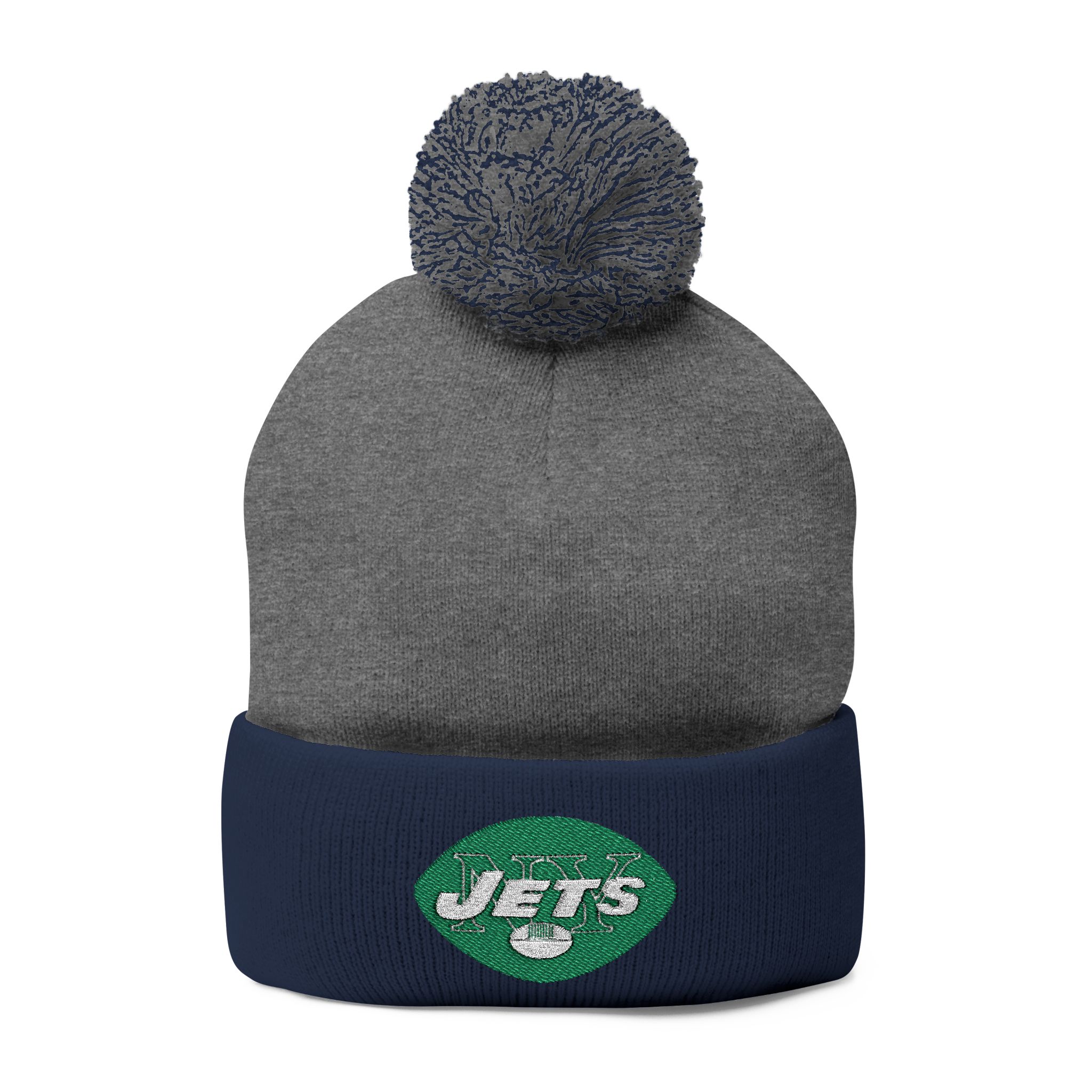 New York Jets Pom-Pom Knit Cap (Embroidery) - Image 5