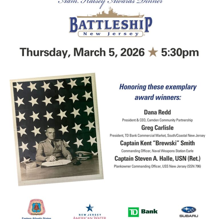 Honoring Leadership, Legacy, and Service: The Admiral Halsey Awards Return to Celebrate New Jersey’s Naval Heritage