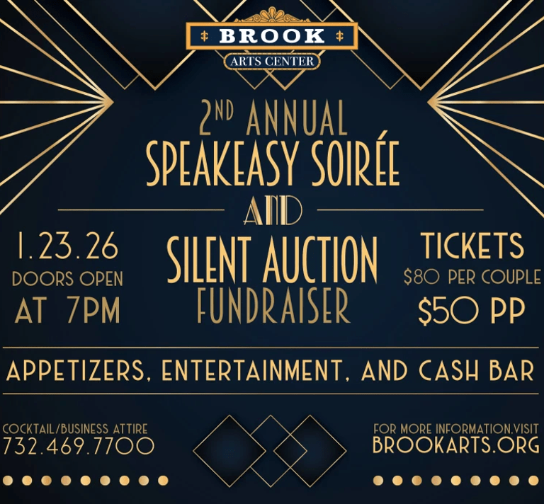 Roaring ’20s Revival: Brook Arts Center Prepares for a Glamorous Speakeasy Soirée in Somerset County