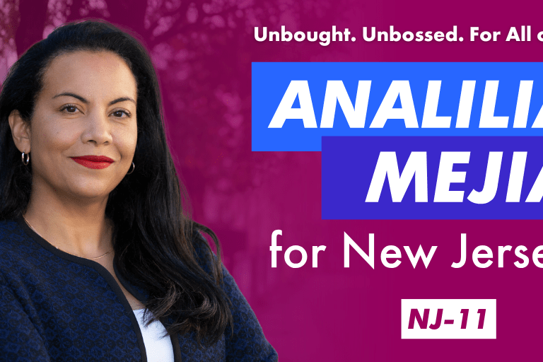 NJ-11 Candidate Analilia Mejia Takes Hands-On Approach to Advocate for Fair Wages at Montclair Restaurant Server for an Hour Event