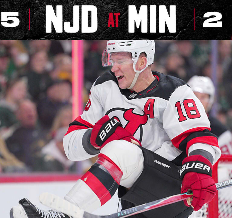 Devils Shock Minnesota with Dominant 5-2 Victory on the Road