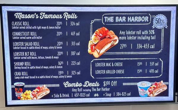 Mason’s Famous Lobster Rolls®