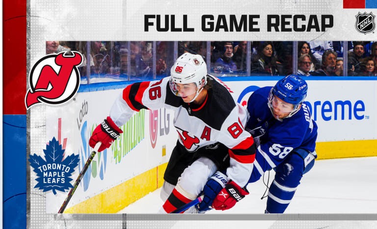 Devils Steady the Ship With Comeback Win After Tough Toronto Setback
