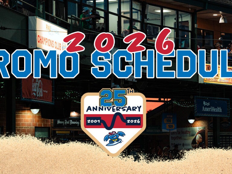 Jersey Shore BlueClaws Unveil 2026 Promotional Schedule as Historic 25th Anniversary Season Approaches