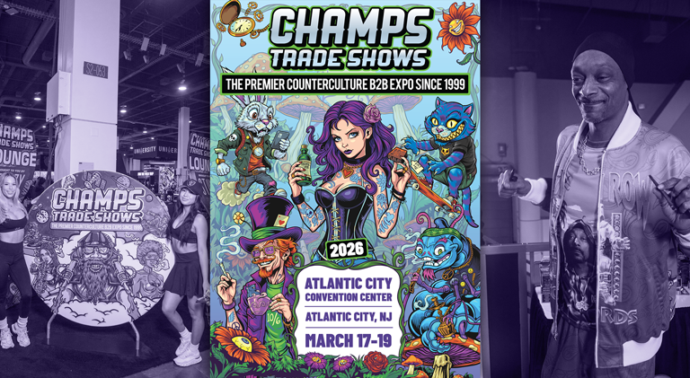CHAMPS Trade Show Returns to Atlantic City: The Global Counterculture Industry Converges at the Atlantic City Convention Center This March