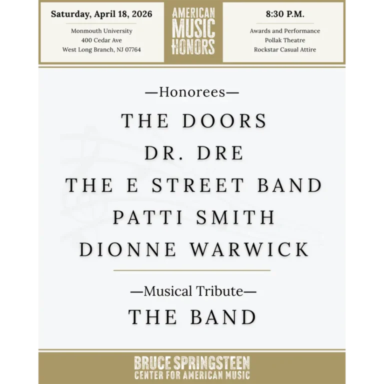 American Music Honors 2026 at Monmouth University: A Defining Night for American Sound, Legacy, and New Jersey’s Cultural Authority