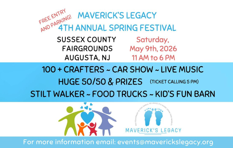 Maverick’s Legacy Spring Festival Returns to Sussex County as One of New Jersey’s Most Impactful Family Events, Blending Community, Entertainment, and Life-Saving Purpose