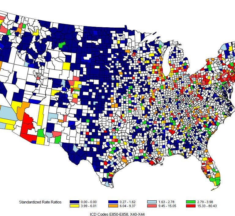 New Study Reveals the U.S. Counties Most Impacted by Accidental Poisoning Deaths, Underscoring a Growing Public Health Crisis with Direct Implications for New Jersey