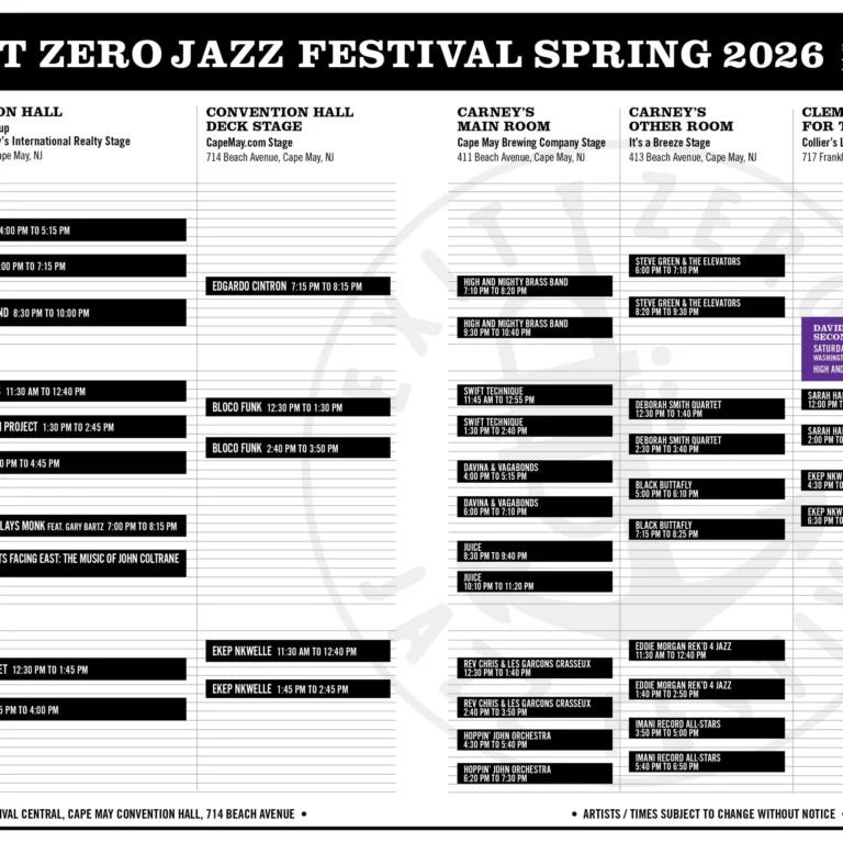 Exit Zero Jazz Festival 2026