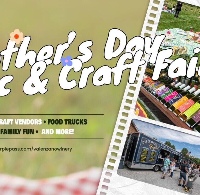 Mother’s Day Picnic & Craft Fair at Valenzano Winery Headlines a Statewide Celebration of Family, Food, and Spring in New Jersey