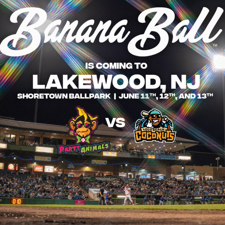Banana Ball Is Coming to the Jersey Shore, and It May Be the Wildest Baseball Event New Jersey Has Seen in Years