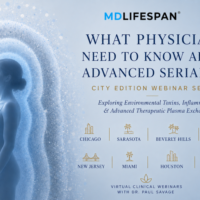 New Jersey Physicians Invited to Examine the Emerging Science of Toxins, Inflammation, and Advanced Therapeutic Plasma Exchange