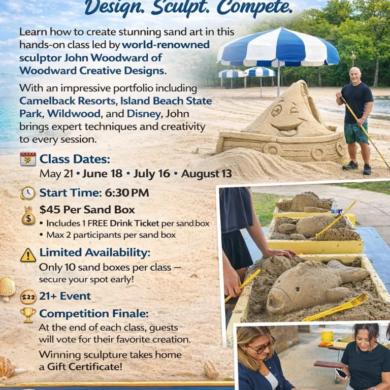 New Jersey’s Most Unexpected Summer Activity Is Happening Indoors: The Summer Sand Castle Series Brings Professional Sand Sculpting to Pompton Lakes