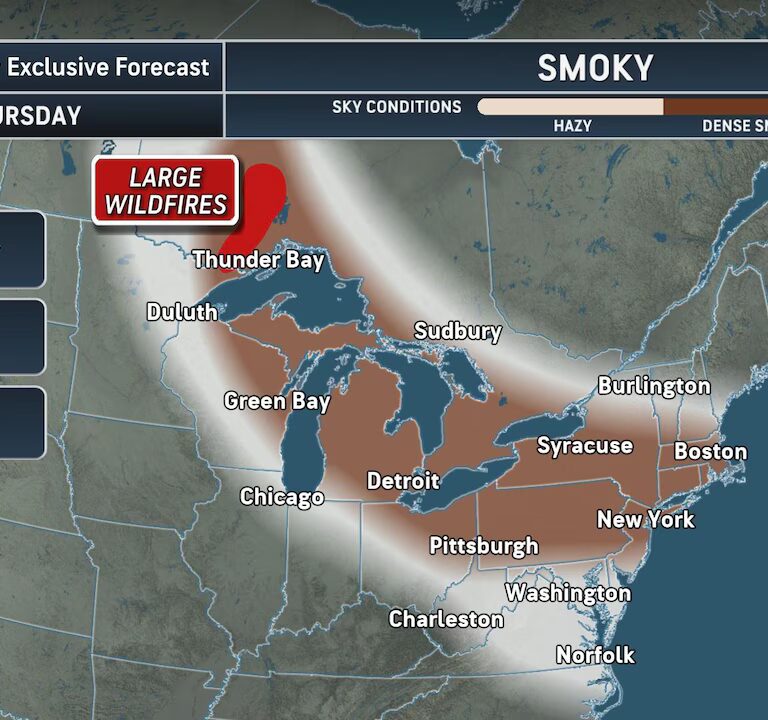 New Jersey Under Air Quality Alert as Wildfire Smoke Lingers Before Weekend Storms Clear the Skies