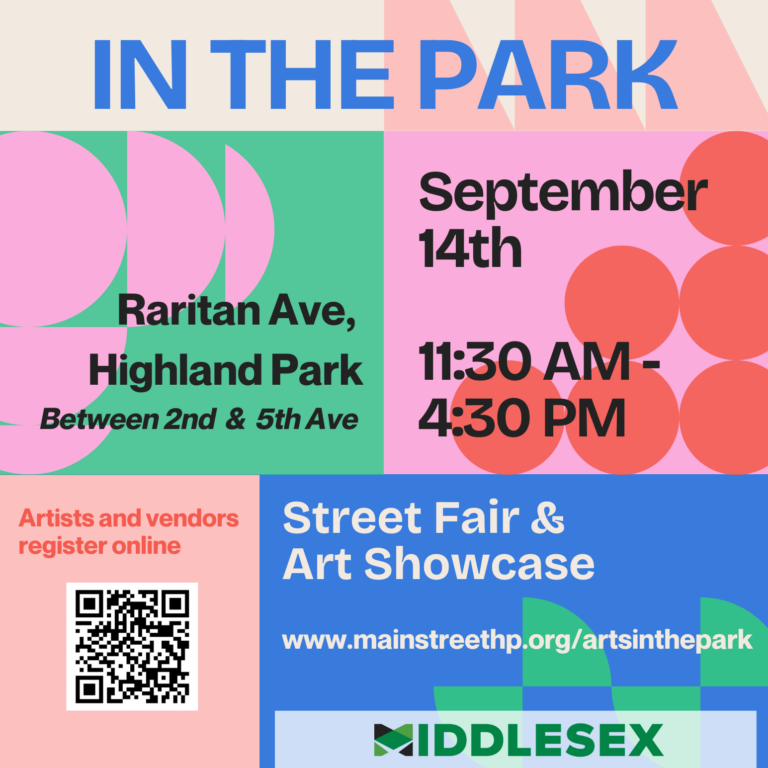 Highland Park’s Arts in the Park Street Fair Returns for Its 20th Anniversary, Celebrating New Jersey’s Creative Community with Art, Music, Food, and Family Fun