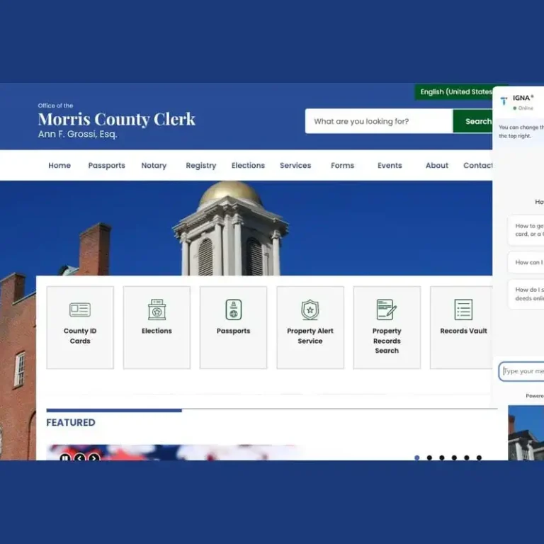 Morris County Just Became the First in New Jersey to Put an AI Assistant on the Clerk’s Website. Here’s Why That Matters.