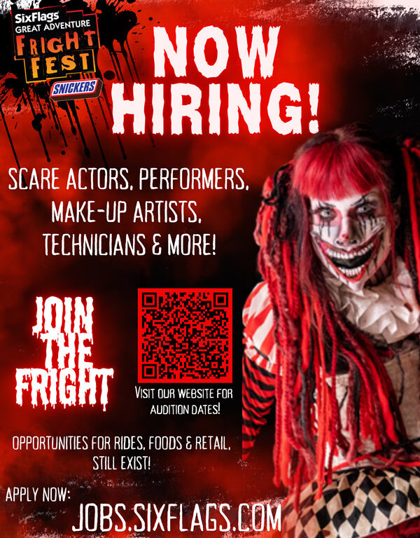Six Flags Great Adventure’s Fright Fest Returns, and They’re Hiring Scare Actors to Help Pull It Off