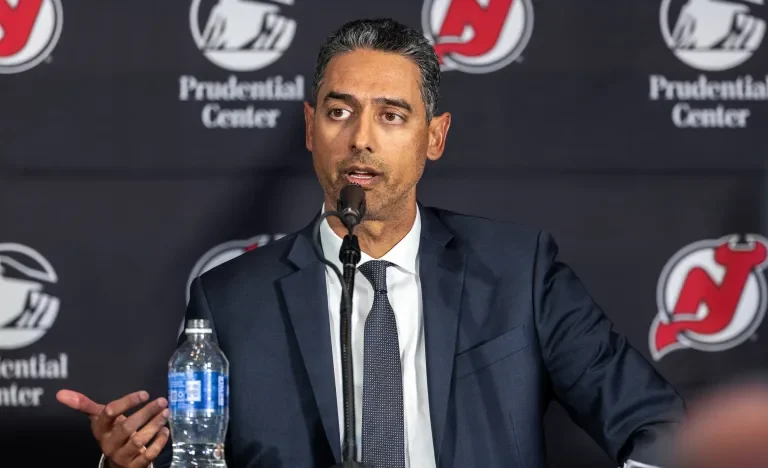 Devils GM Sunny Mehta Keeps Swinging, Tendering an Offer Sheet to Utah’s Barrett Hayton While Locking Down a Wave of Roster Pieces