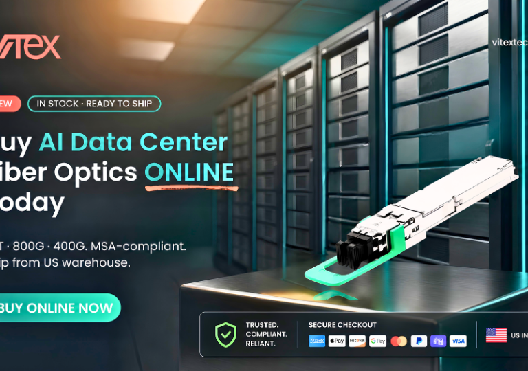 Hackensack’s Vitex LLC Launches Online Store for High-Speed Optics, Shipping From US Stock in Two Days