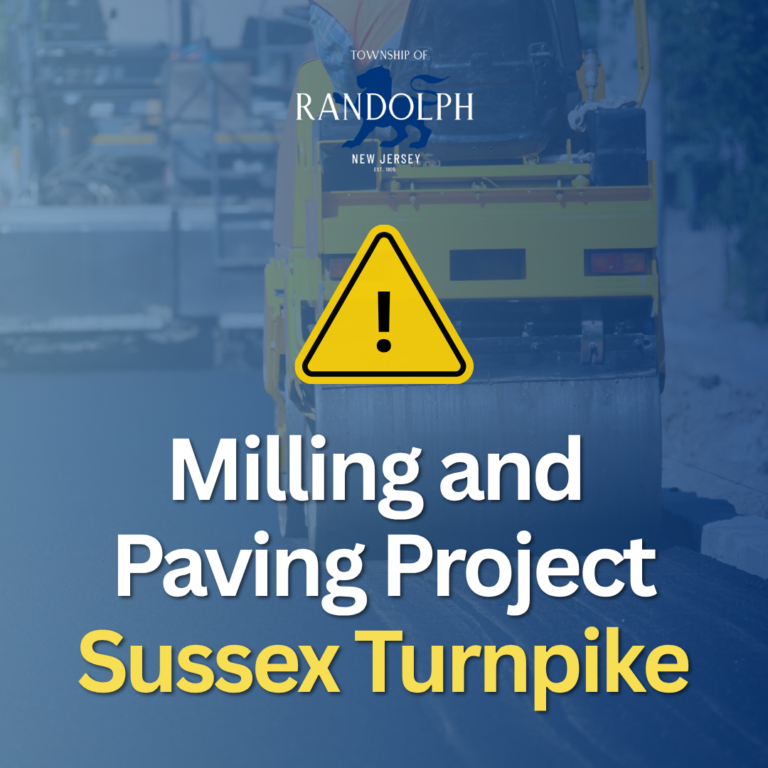 Sussex Turnpike Resurfacing Begins This Week, With the Real Disruption Timed for September
